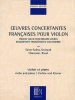 Oeuvres Concertantes Francaises Pour Violon Et Piano