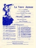 Veuve Joyeuse (Vedova Allegra) N 17B Soprano/Piano (Die lustige Witwe)