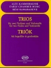 Trios For Two Violins And Violoncello String Trio, Score/Parts