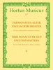 Triosonaten Alter Englischer Meister Für 2 Altblockflöten Und Basso Continuo. Heft 2