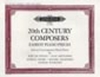 Twentieth Century Composers Easiest Piano Pieces