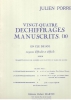 24 Déchiffrages Manuscrits-B