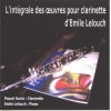Intégrale Des Oeuvres Pour Clarinette D'Emile Lelouch