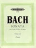 Sonata #1 In G Minor Bwv 1001