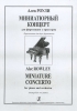 Miniature Concerto For Piano And Orchestra. Arranged For Two Pianos
