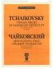 P. I. Tchaikovsky. Twelve Pieces Of Moderete Difficulty For Piano, Op. 42 (Cw 136-147) .