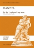 In The Lord Put I My Trust Hwv 247 (Vocal Score)