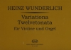 Variationa Twelvetonata Violion/Orgue