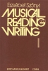 Musical Reading And Writing Vol.1 Music Theory