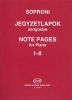 Note Pages I-II For Piano