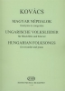 Hungarian Folksongs Recorder And Piano