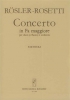 Rosetti Concerto F-Dur Concerto, Score