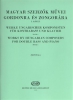Composizioni Di Autori Ungheresi, Vol.1 (Montag)