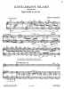 Gentleman's Island (Vocal Score)