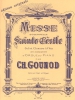 Messe Solennelle De Sainte Cecile/Partition Voix Et Orgue