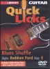 Dvd Lick Library Quick Licks Blues Shuffle In E Robben Ford