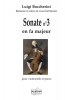 Sonate #3 En Fa Majeur Pour Violoncelle Et Piano