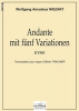 Andante Mit Fünf Variationen KV 501