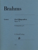 Quellen - Text - Rezeption - Interpretation / Internationaler Brahms-Kongress Hamburg 1997