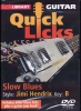 Dvd Lick Library Quick Licks Slow Blues In B J. Hendrix