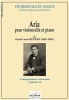 Aria Pour Violoncelle Et Piano En Si Mineur Vol.24