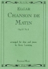 Chanson De Matin / Elgar - Hautbois Et Piano
