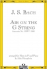 Air On The G String / J.S. Bach - Cor En Fa Et Piano