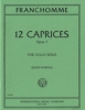 12 Caprices Op. 7 S.Vc