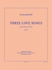 3 Love Songs, Op. 96 (13') Transcription De D. Tchesnokov Pour Soprano Et Piano