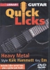 Dvd Lick Library Quick Licks Heavy Metal Kirk Hammet