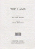 Format Tavener/Blake The Lamb SATB/Piano