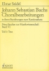 Johann Sebastian Bachs Choralbearbeitungen Teil 1: Text, Teil 2: Noten