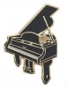 Mini Pins Piano Queue Black