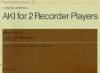 Aki For 2 Recorder Players