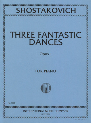 3 Fantastic Dances Op. 1