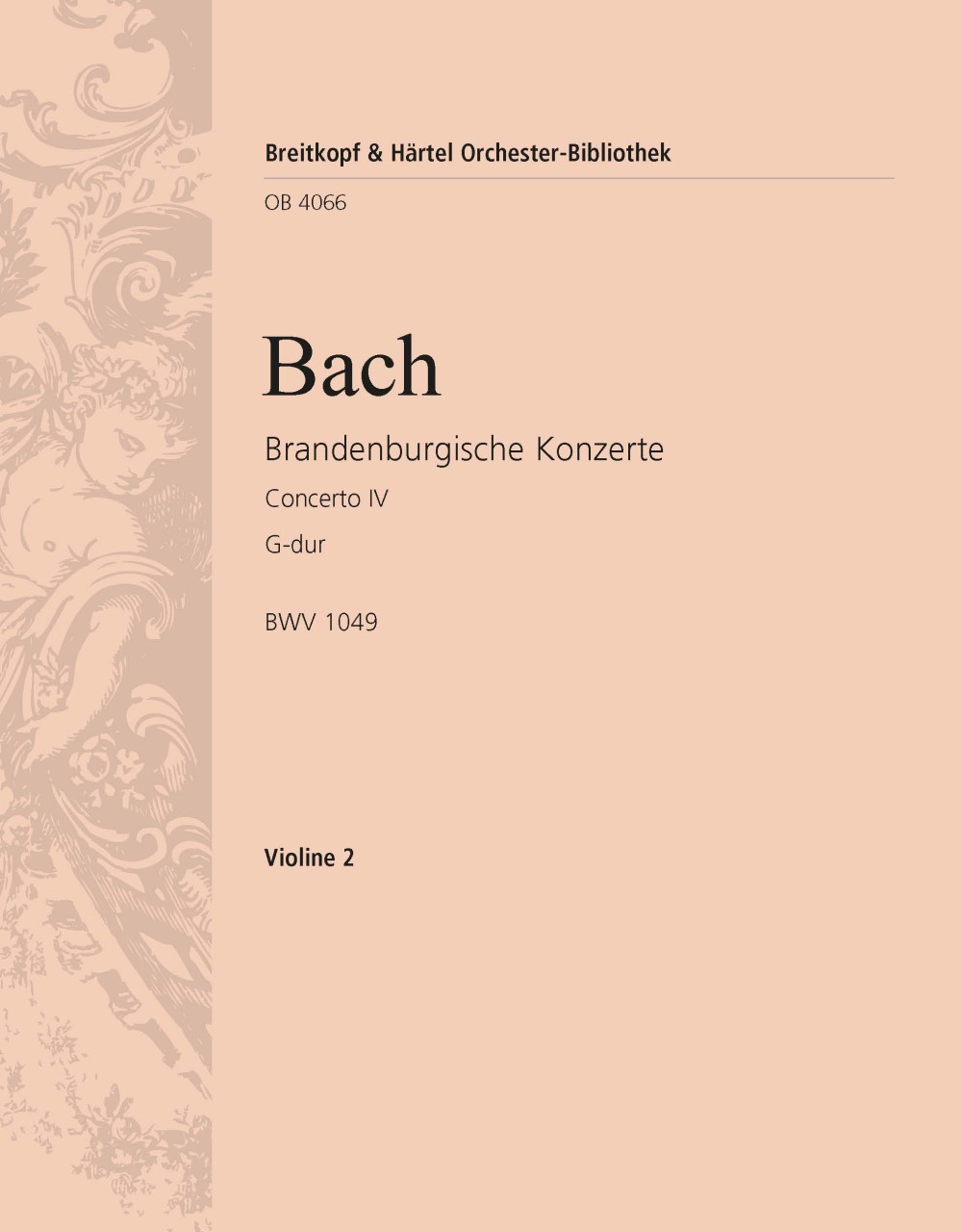 Brandenburg. Konz. 4 G Bwv1049