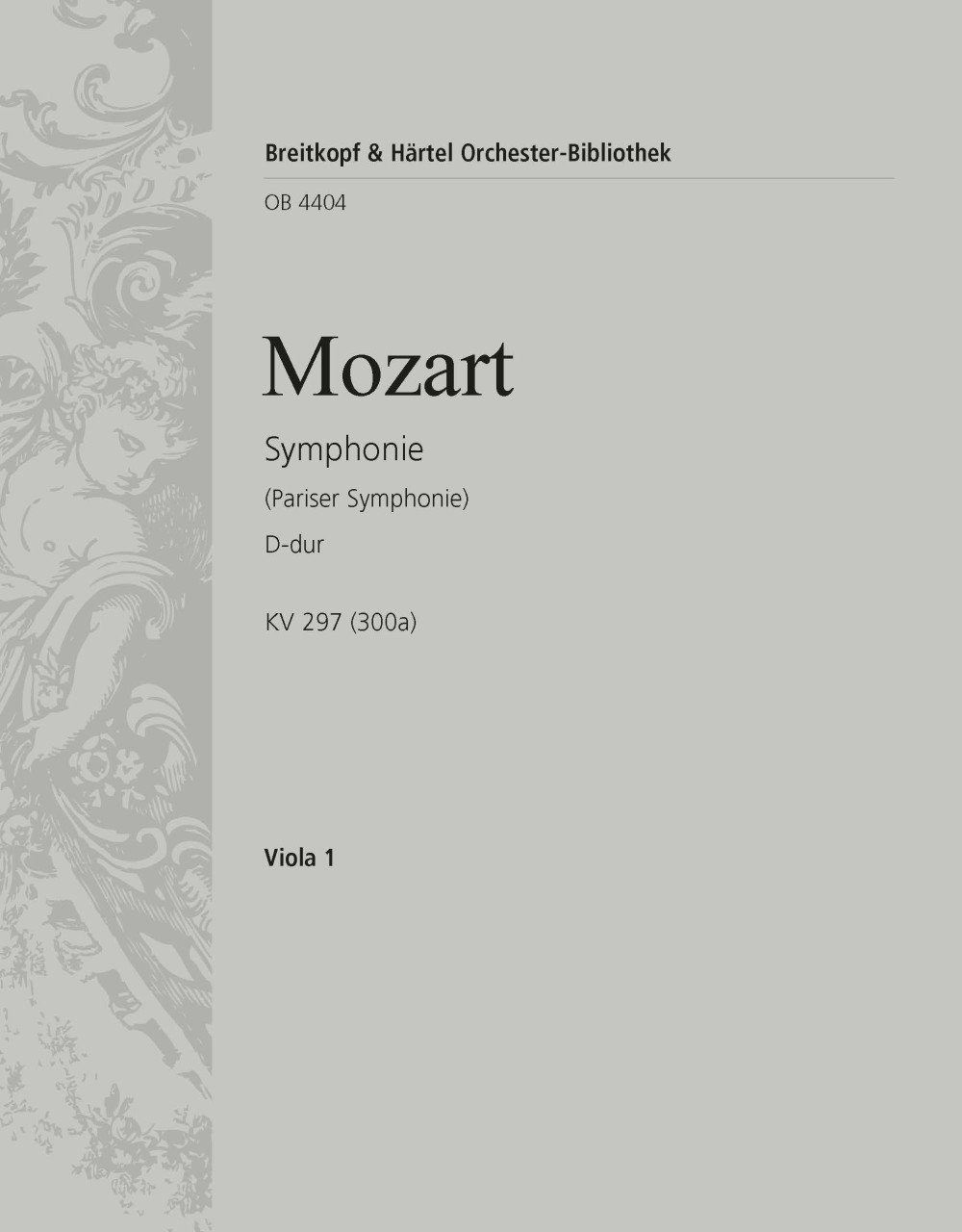 Symphonie Nr. 31 D-Dur Kv 297