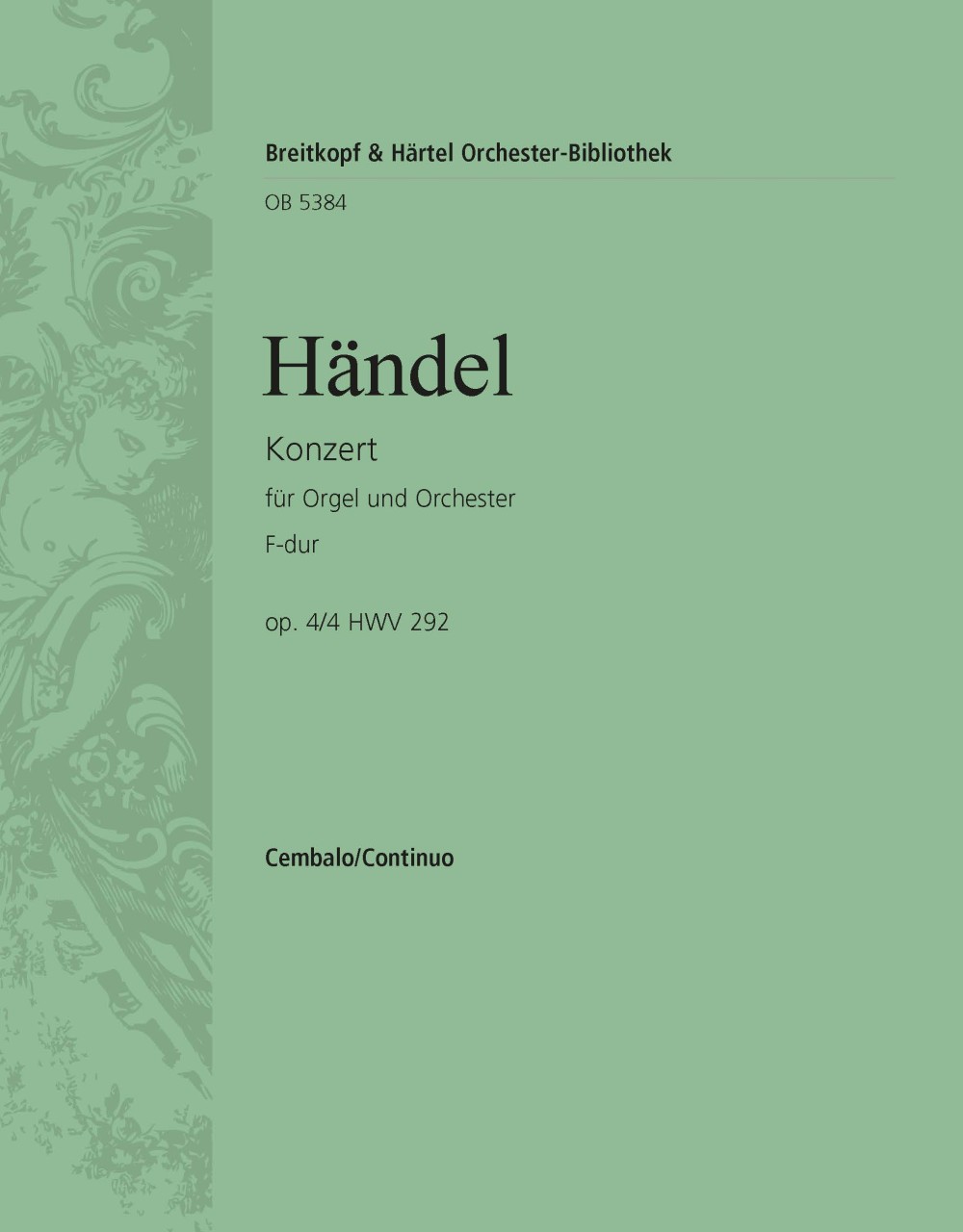 Orgelkonzert F Op. 4/4 Hwv 292