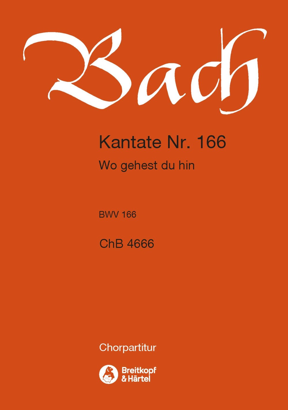 Kantate 166 Wo Gehest Du Hin