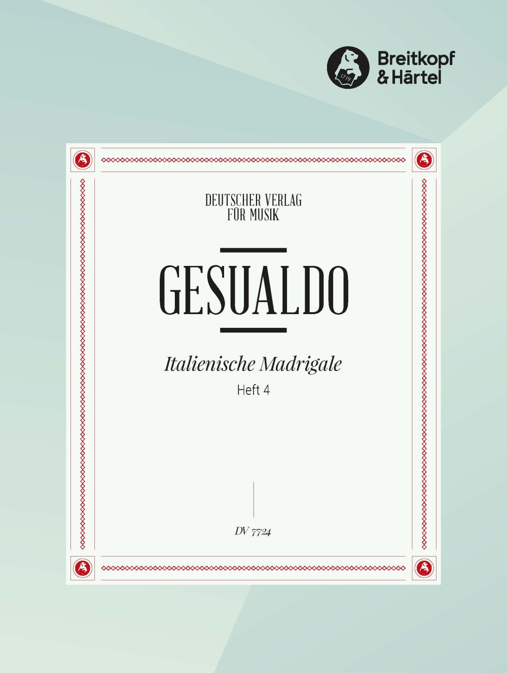 Italienische Madrigale Heft 4