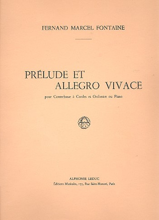 Prelude Et Allegro Vivace