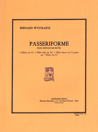 Passeriforme (WYSTRAETE BERNARD)