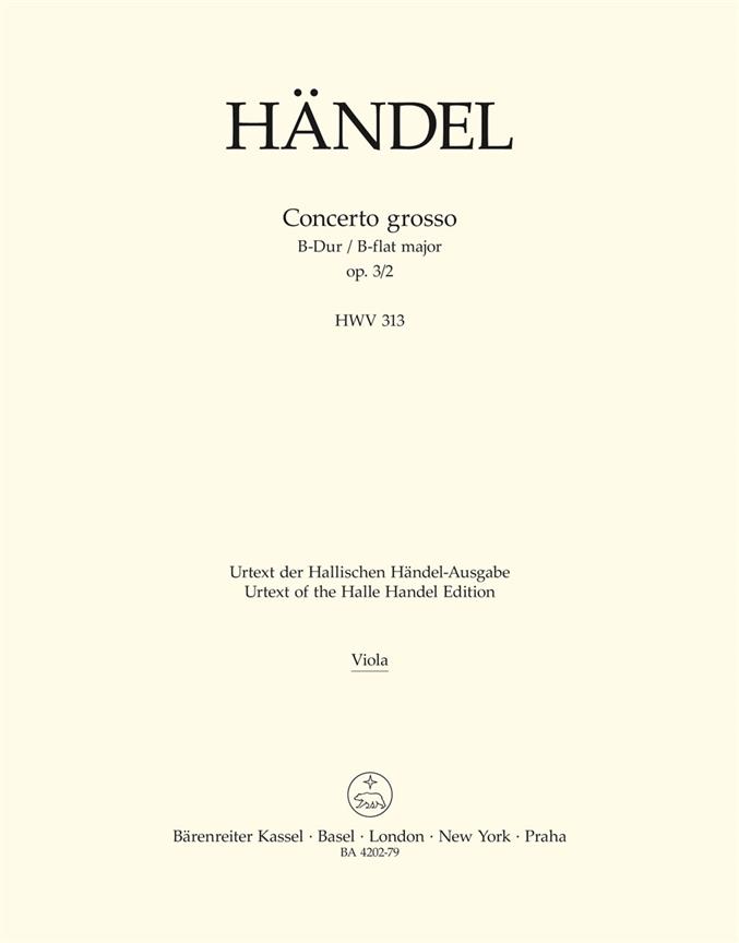 Concerto Grosso Hwv 313