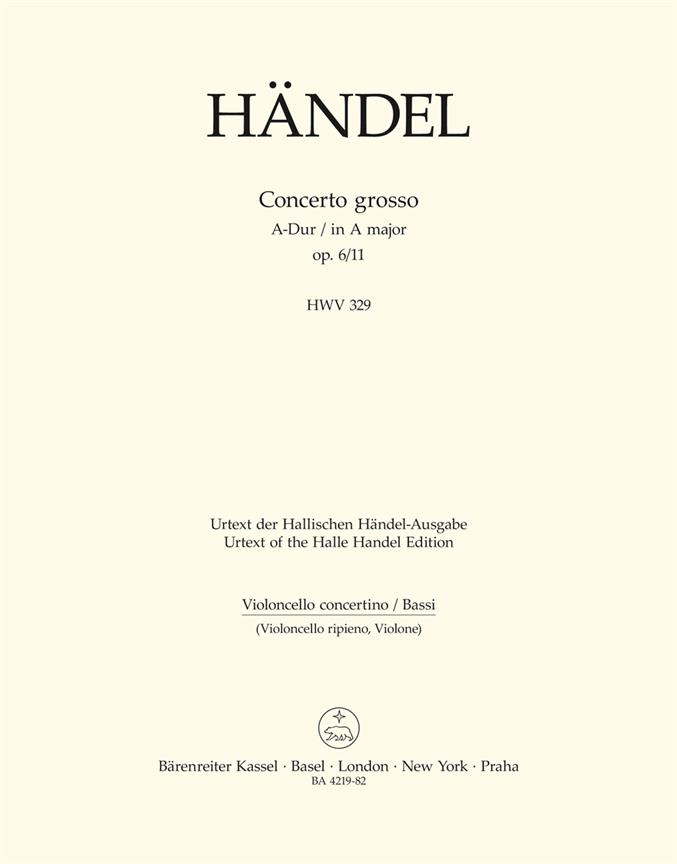 Concerto Grosso Hwv 329