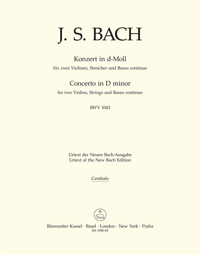 Konzert Für Zwei Violinen, Streicher Und Basso Continuo