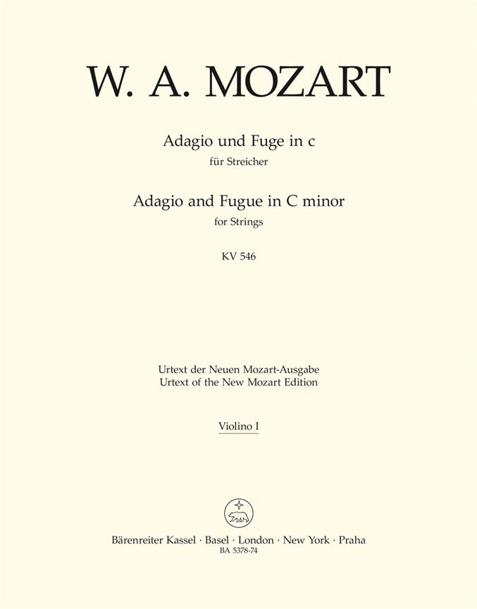 Adagio Und Fuge Für Streicher (Streichquartett Oder -Orchester)
