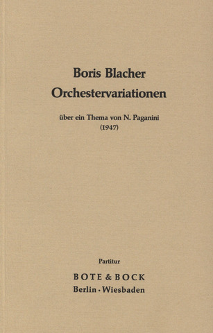 Orchestervariationen