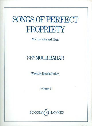 Songs Of Perfect Propriety Vol.1