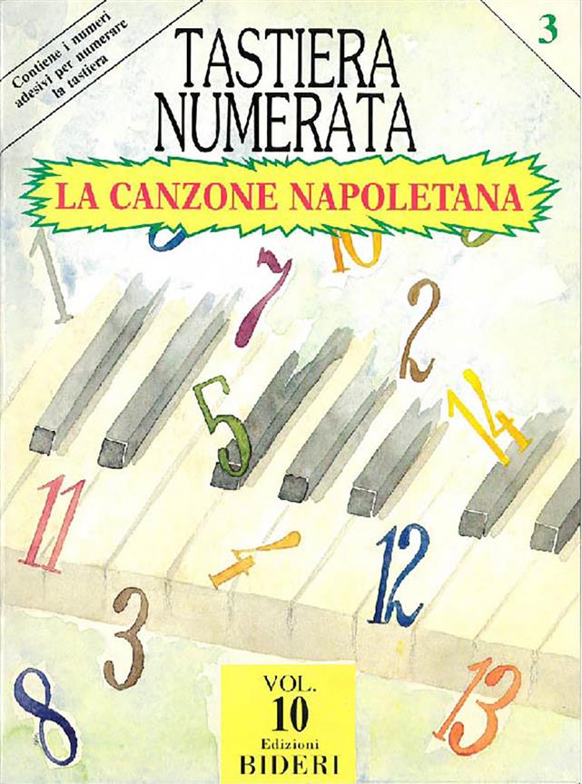 Tastiera Numerata Vol.10 (La Canzone Napoletana)