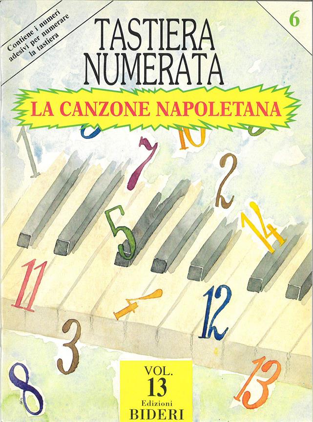 Tastiera Numerata Vol.13 (La Canzone Napoletana)